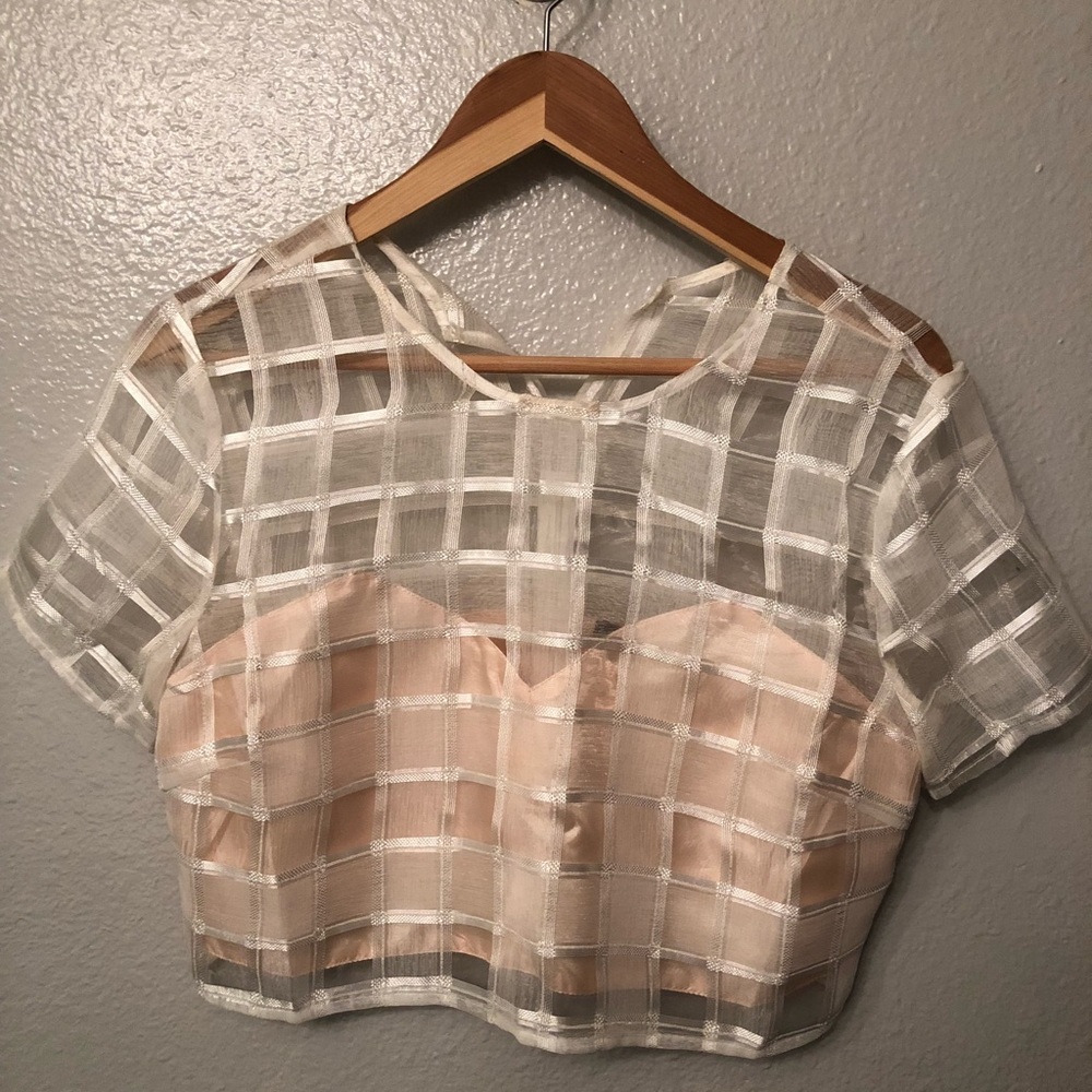 Sheer “Date Night” Crop Top
